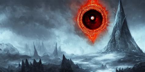 The Eye Of Sauron Tower Hd 8 K Rpg Dungeons And Stable Diffusion