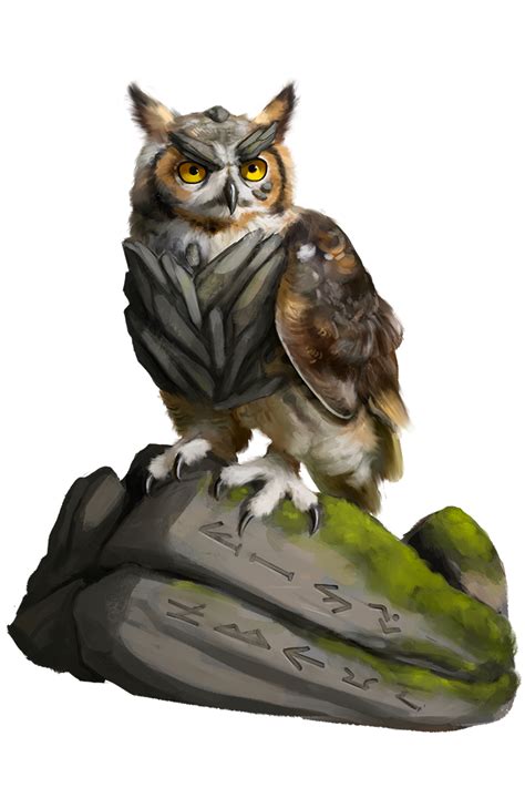 Stone Breasted Owl Monsters Archives Of Nethys Pathfinder 2nd