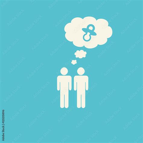 Gay Same Sex Parents Graphic Stock Illustration Adobe Stock