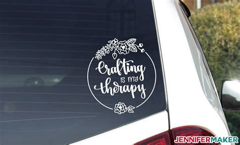 Vinyl Car Decals Quick And Easy To Make Your Own Jennifer Maker