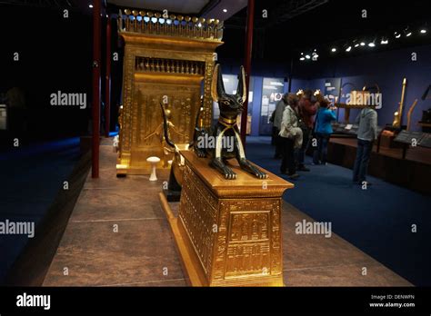 Tutankhamun - King Tut - His Tomb and his Treasures Stock Photo ...