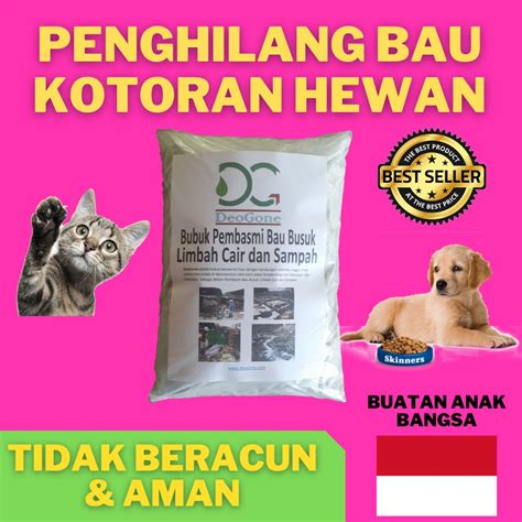 Jual Penghilang Bau Kotoran Kucing Anjing Bubuk Penghilang Bau