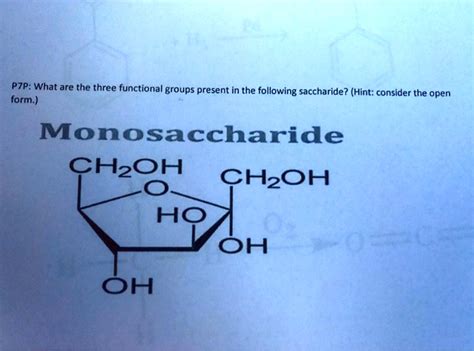 Solved P P What Are The Three Functional Groups Present In The