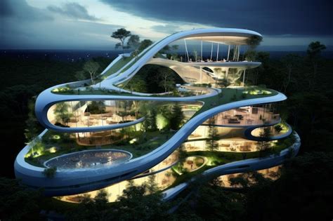 Premium AI Image | Sustainable architecture and building designs