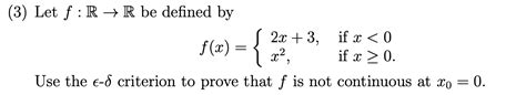 Solved 3 Let F R → R Be Defined By 2 0 3 If X