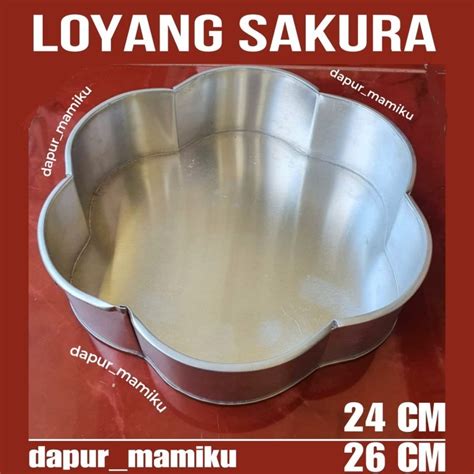 Jual DAPURMAMI LOYANG Bunga Sakura Cetakan Kue Sakura Citakan