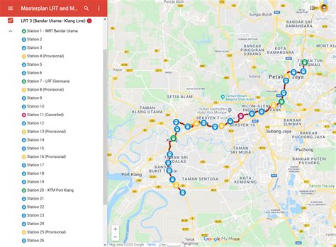 Mrt 3 Route Map Malaysia 3 Route Schedules Stops Maps Sentul Timur