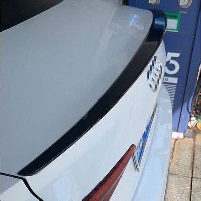 Спойлер Ауди А4 Б8 Лип Audi A4 B8 черный глянец купить по низкой цене в ...