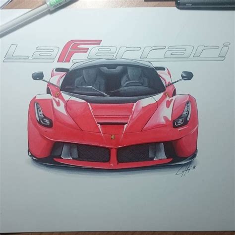 Stunning Ferrari LaFerrari Sketch