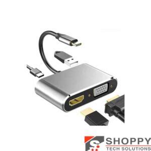 Type C To Hdmi Vga Usb In Adapter Shoppy Computers Tech Solutions