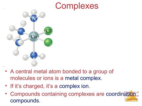 Coordination chemistry