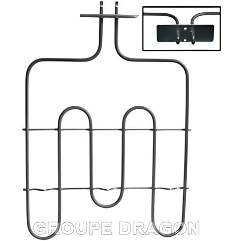 Résistance de sole 1530W pour four ROSIERES BM571RURB Pièce d origine