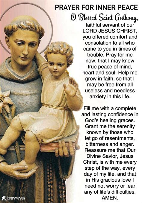 Pin By Kathy Ford On Lord Help Me Through It Novena Prayers St Anthony Prayer Saint Anthony