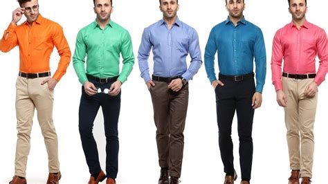 What Are The Different Color Combination For Dress For A Man What P