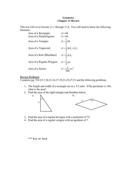 Chapter 11 Geometry Test Ignaciaelaya