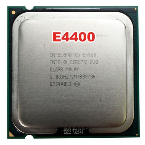 INTEL Core 2 Duo DUAL CORE E4400 CPU Processor (2Ghz/ 2M /800MHz) 65W ...