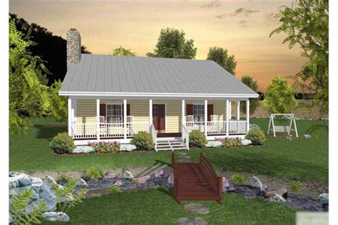 Country Small Home Plan With 2 Bedrms 953 Sq Ft 109 1006