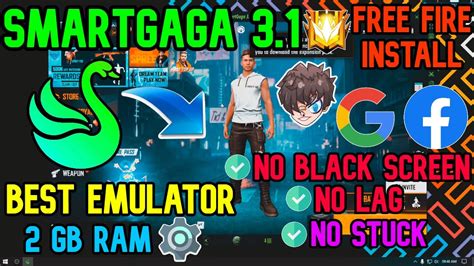 Smartgaga Free Fire Lag Fixedblack Screen Fix L Low End Pc