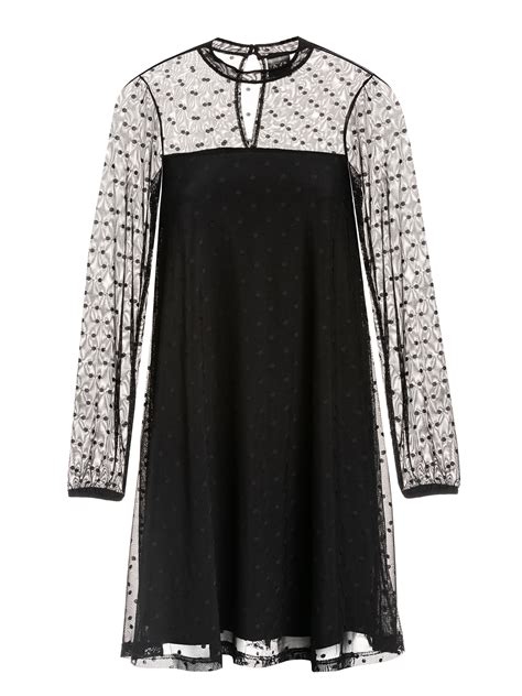 Pussy Deluxe Black Dots Damen A Linien Kleid Schwarz Napo Shop Der Offizielle Nastrovje