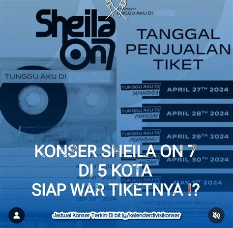 Sheila On Bakal Gelar Konser Di Kota Indonesia Siap Siap War Tiket