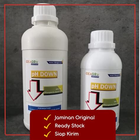 Jual PH Down Hidroponik Penurun PH IDEAGRO Hidroponik Kit Shopee