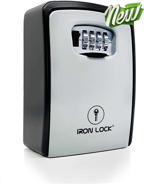 Amazon Iron Lock XXL Key Lock Box Wall Mount For Keys 4 Digit