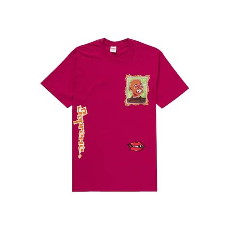 Supreme Gonz Portrait Tee Magentasupreme Gonz Portrait Tee Magenta Ofour