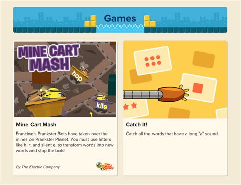 BrainPOP Jr. Games – Help Center