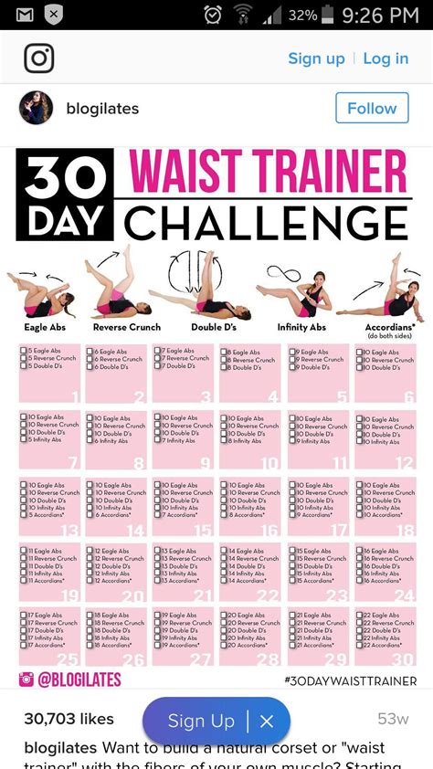 Free 30 Day Challenge For Workout