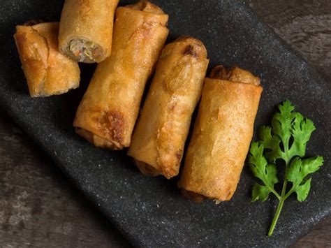 Curried Chicken Spring Rolls Recipe