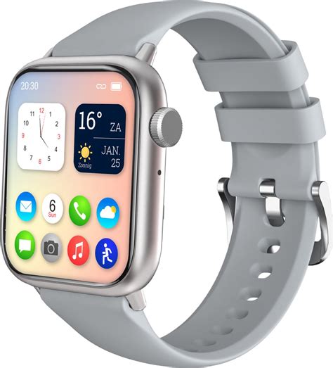 Nuvance Smartwatch Heren And Dames 45mm Voor Ios And Android Stappenteller En Bol