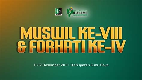 Opening MUSWIL MW KAHMI Ke VIII MW FORHATI Ke IV Kalimantan Barat