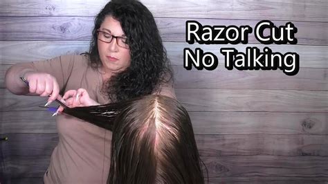 ASMR Razor Cut Roleplay (NO TALKING) - YouTube