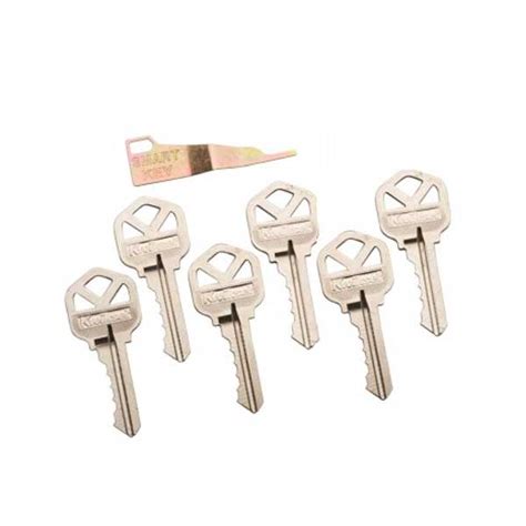 Kwikset - 83336 - SmartKey Rekeying Kit - 6 Cut Keys - Smart Key Locks ...