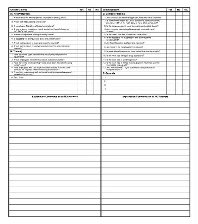 36 Free Safety Inspection Checklist Templates PDF Samplates