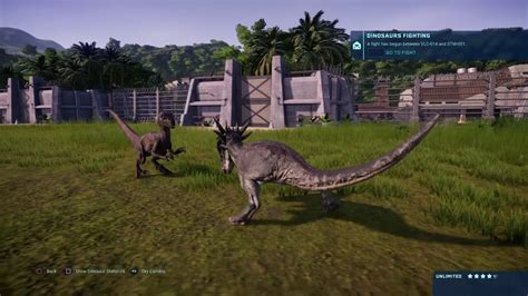 Jurassic World Evolution Jp Velociraptor Vs Stygimoloch Base Genome 525