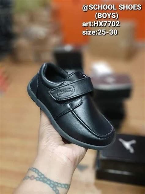 SHISHANG SCHOOL SHOES BLACK SHOES FOR KIDS BOY | Lazada PH