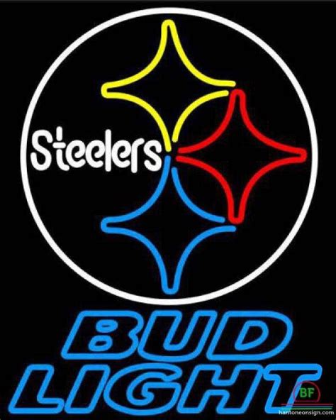 Bud Light Pittsburgh Steelers Neon Sign NFL Teams Neon Light – DIY Neon ...