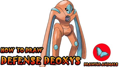 Cómo dibujar defensa Deoxys Pokémon Dibujar Animales