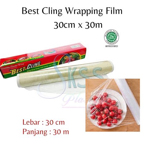 Jual Best Cling Plastik Wraping Cm X M L Plastic Cling Wrap Makanan