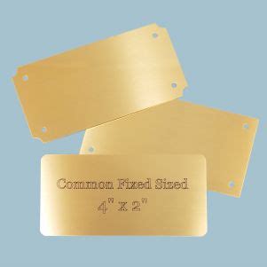 Custom Engraved Brass Plaque