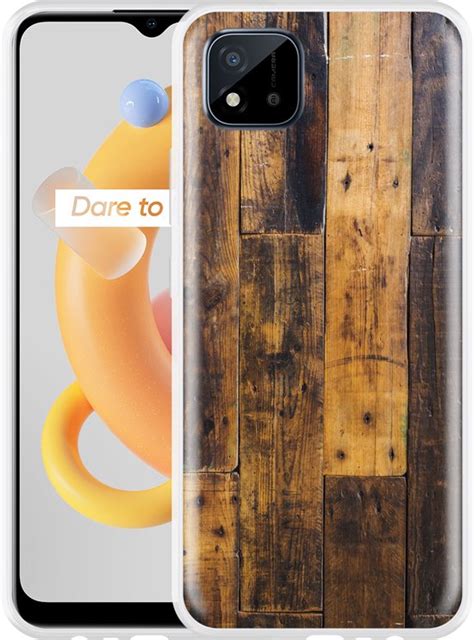 Realme C Hoesje Special Wood Designed By Cazy Bol