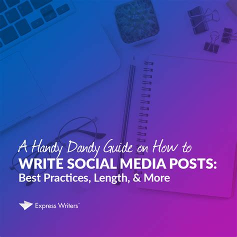 How To Write Social Media Posts Your Essential Guide