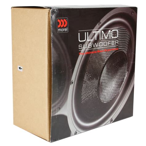 Morel ULTIMO Ti-SC-104 10" Titanium 4-Ohm Car Audio Subwoofer – Dynamic ...