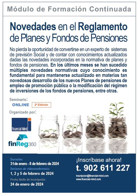 Novedades En El Reglamento De Planes Y Fondos De Pensiones Financial Mind