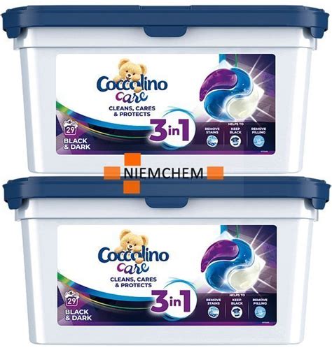 Coccolino Care Black Kapsu Ki Prania Czarne Szt Coccolino Care