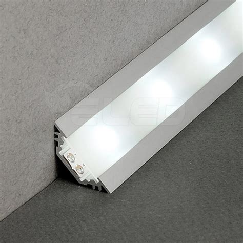 Profil Aluminiowy LED TRIO10 Surowy Z Kloszem 1mb ELED