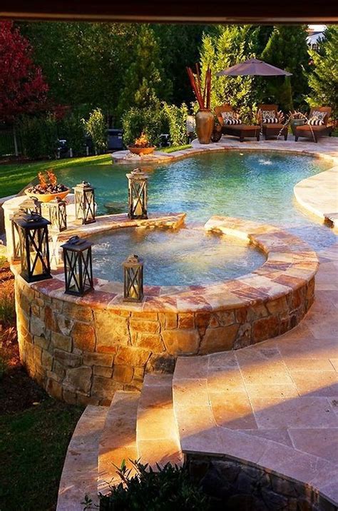 29 Romantic Swimming Pool Ideas 11 Furniture Inspiration Dream Backyard Hot Tub Garden