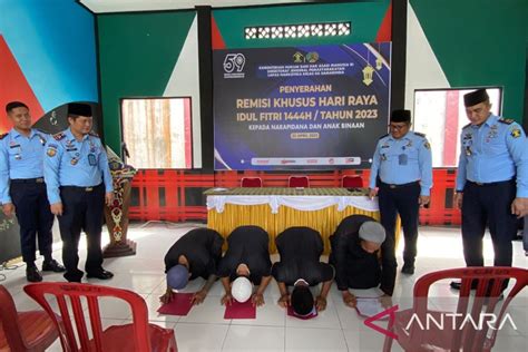 LEBARAN 2023 Lapas Narkotika Samarinda Berikan Remisi 1 023