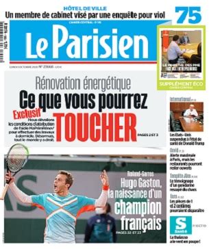 Le Parisien Du Lundi Octobre T L Charger Des Magazines